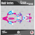 thumbnail image 1 of Kalair GFX Graphics Kit for Kawasaki KX250 POLISPORT RESTYLE (2003-2008) Rail Series, 1 of 5