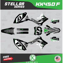 Scarface Sticker Kit Kalair GFX Graphics Kit for Kawasaki KLX300SM (2021-2023) Quantum ...