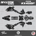 thumbnail image 1 of Kalair GFX Graphics Kit for Kawasaki KX450F (2016-2018) Invasion Series, 1 of 5