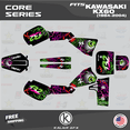 thumbnail image 1 of Kalair GFX Graphics Kit for Kawasaki KX60 (1984-2004) Core Series, 1 of 5