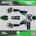 thumbnail image 1 of Kalair GFX Graphics Kit for Kawasaki KX60 (1984-2004) Division Series, 1 of 5