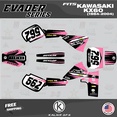thumbnail image 1 of Kalair GFX Graphics Kit for Kawasaki KX60 (1984-2004) Evader Series, 1 of 5