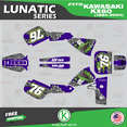 thumbnail image 1 of Kalair GFX Graphics Kit for Kawasaki KX60 (1984-2004) Lunatic Series, 1 of 5