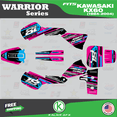 thumbnail image 1 of Kalair GFX Graphics Kit for Kawasaki KX60 (1984-2004) Warrior Series, 1 of 5