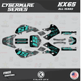 thumbnail image 1 of Kalair GFX Graphics Kit for Kawasaki KX65 (1999-2024) Cyberware Series, 1 of 5