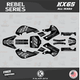 thumbnail image 1 of Kalair GFX Graphics Kit for Kawasaki KX65 (1999-2024) Rebel Series, 1 of 5