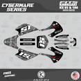 thumbnail image 1 of Kalair GFX Graphics Kit for Kawasaki KX85 (2001-2013) Cyberware Series, 1 of 5