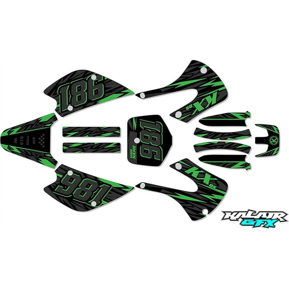 Kalair GFX Graphics Kit for Kawasaki KX85 (2001-2013) Twitch Series