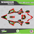 thumbnail image 1 of Kalair GFX Graphics Kit for Kawasaki KX85 (2014-2021) Warrior Series, 1 of 5