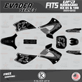 thumbnail image 1 of Kalair GFX Graphics Kit for Kawasaki KX85 UFO RESTYLE (2001-2013) Evader Series, 1 of 5