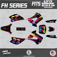 thumbnail image 1 of Kalair GFX Graphics Kit for Kawasaki KX85 UFO RESTYLE (2001-2013) Fh Series, 1 of 5