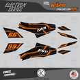 thumbnail image 1 of Kalair GFX Graphics Kit for Kayo ATV Predator 125 (All Years) Electron Series, 1 of 5