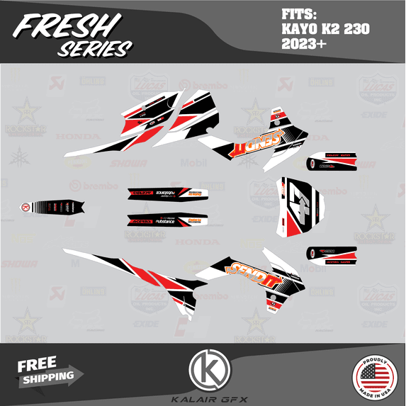 Kalair GFX Graphics Kit for Kayo K2 230 (All Years) Fresh Series