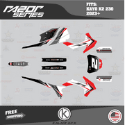 Kalair GFX Graphics Kit for Kayo K2 230 All Years Razor Series