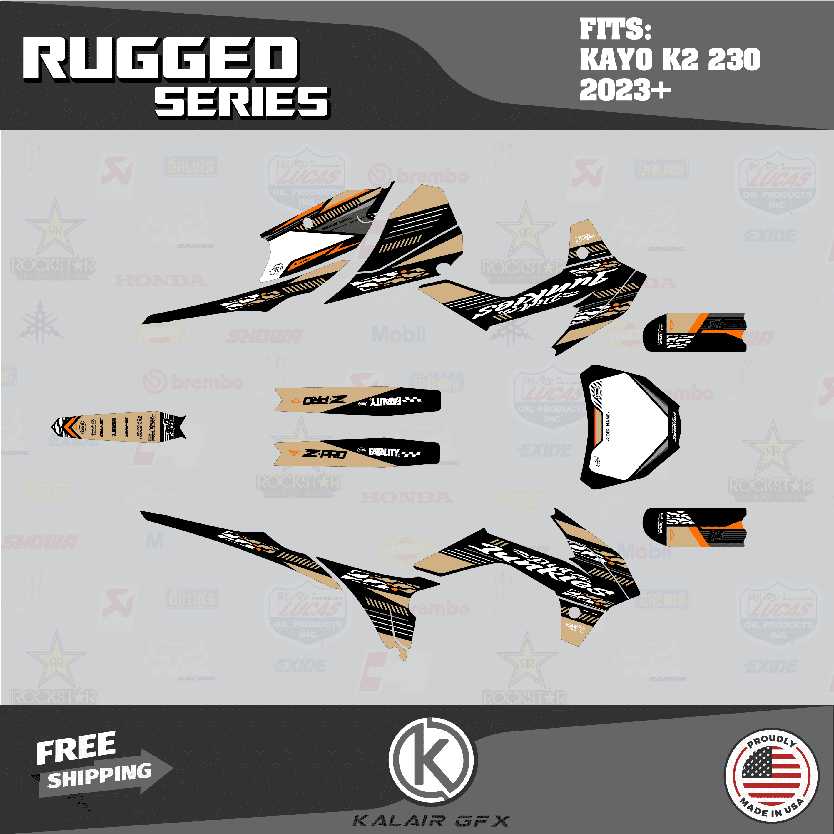 Amazon.com: Kalair GFX Graphics Kit for Kayo K2 230 (All