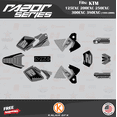 thumbnail image 1 of Kalair GFX Graphics Kit for Ktm 125EXC, 200EXC, 250EXC, 300EXC and 380EXC (1998-2000) Razor Series, 1 of 5