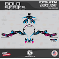 thumbnail image 1 of Kalair GFX Graphics Kit for Ktm 1290 SUPER DUKE R STREET BIKE (2020-2023) Bold Series, 1 of 5
