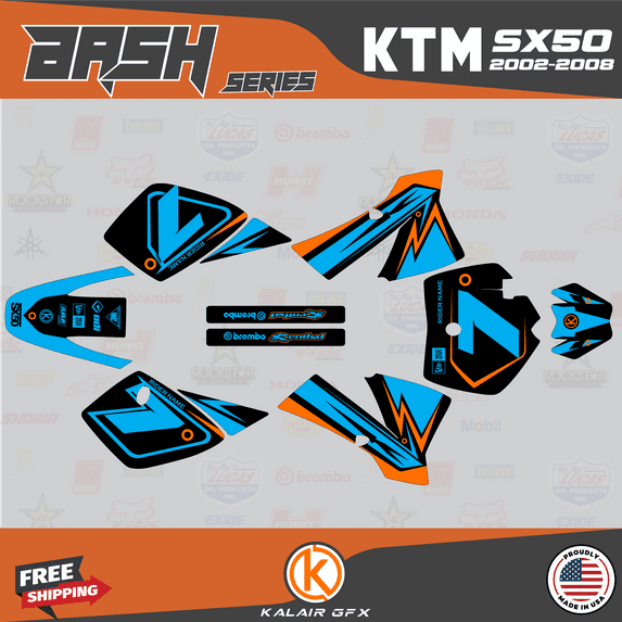 Kalair GFX Graphics Kit for Ktm 50SX MINI Bash Series