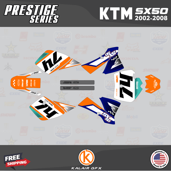 Kalair GFX Graphics Kit for Ktm 50SX MINI Prestige Series