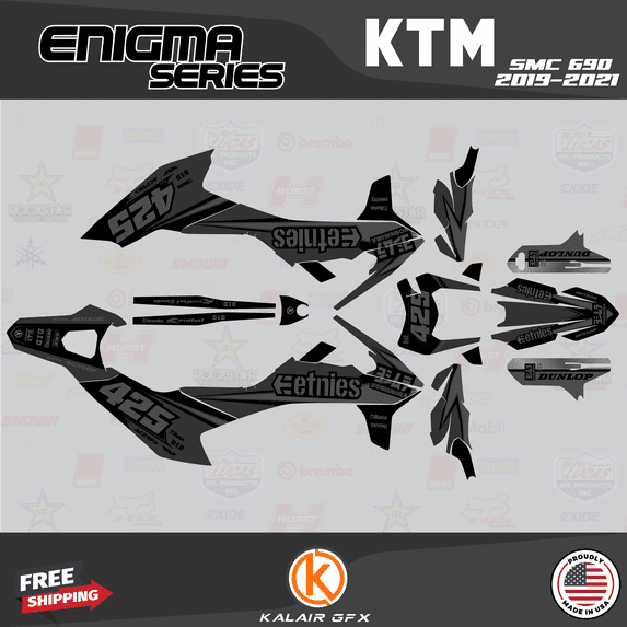 Kalair GFX Graphics Kit for Ktm 690 SMC-R (2019-2023) Enigma Series