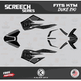 thumbnail image 1 of Kalair GFX Graphics Kit for Ktm DUKE 890 (2018-2023) Screech Series, 1 of 4