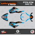 thumbnail image 1 of Kalair GFX Graphics Kit for Ktm Duke790 (2018+) Orange-crew Series, 1 of 1