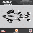 thumbnail image 1 of Kalair GFX Graphics Kit for Ktm ENDURO 125EXC, 200EXC, 250EXC, 300EXC, 450EXC and 500EXC (2012-2013) Bolt Series, 1 of 5