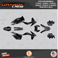 thumbnail image 1 of Kalair GFX Graphics Kit for Ktm ENDURO 125EXC, 200EXC, 250EXC, 300EXC, 450EXC and 500EXC (2012-2013) Orangecrew Series, 1 of 5