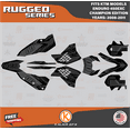 thumbnail image 1 of Kalair GFX Graphics Kit for Ktm Enduro 450EXC Champions Edition (2008-2011) Rugged Series, 1 of 5