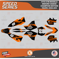 thumbnail image 1 of Kalair GFX Graphics Kit for Ktm Enduro 450EXC Champions Edition (2008-2011) Speed Series, 1 of 5