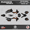 thumbnail image 1 of Kalair GFX Graphics Kit for Ktm MOTORCROSS 4-STROKE 250SX-F, 350SX-F, and 450SX-F (2011-2012) Rugged Series, 1 of 5