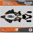 thumbnail image 1 of Kalair GFX Graphics Kit for Ktm Motocross 4-STROKE 250SX-F and 450SX-F (2007) Bold Series, 1 of 5