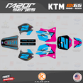 thumbnail image 1 of Kalair GFX Graphics Kit for Ktm SX65 (1998-2001) Razor Series, 1 of 5