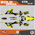 thumbnail image 1 of Kalair GFX Graphics Kit for Ktm SX65 (2016-2023) Bold Series, 1 of 5
