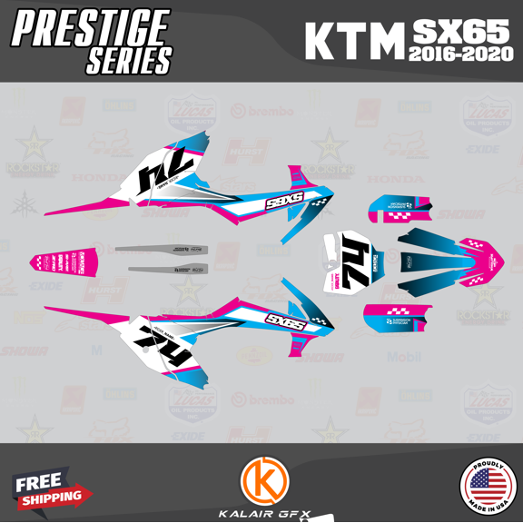 Kalair GFX Graphics Kit for Ktm SX65 (2016-2023) Prestige Series