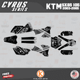 thumbnail image 1 of Kalair GFX Graphics Kit for Ktm SX85 SX105 (2003-2005) Cyrus Series, 1 of 5
