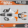 thumbnail image 1 of Kalair GFX Graphics Kit for Ktm SX85 SX105 (2003-2005) Razor Series, 1 of 5