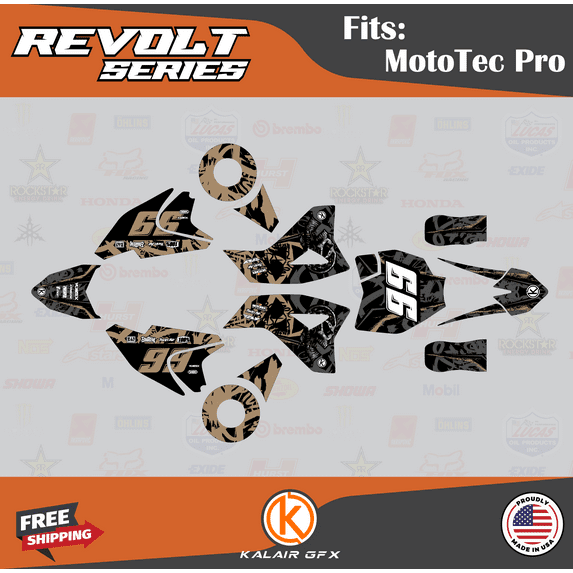 Kalair GFX Graphics Kit for Mototec 36V PRO (All Years) Revolt Series