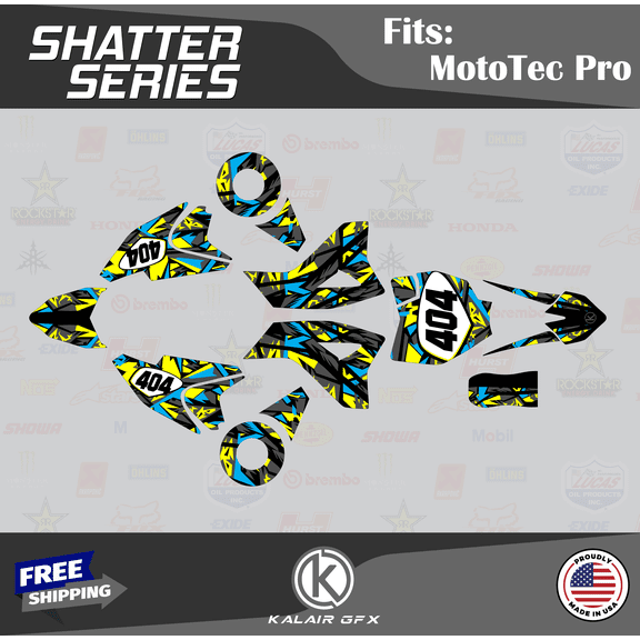 Kalair GFX Graphics Kit for Mototec 48V-PRO (All Years) Shatter Series