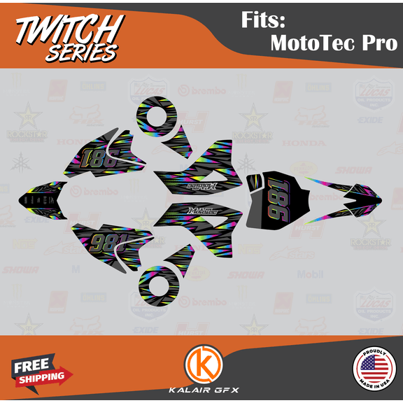 Kalair GFX Graphics Kit for Mototec 48V-PRO (All Years) Twitch Series
