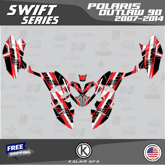 Kalair GFX Graphics Kit for Polaris OUTLAW90 (2007-2014) Swift Series