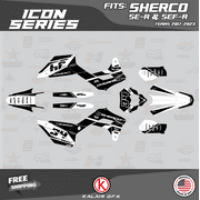 Kalair GFX Graphics Kit for Sherco 4-Stroke 300SEF-R 2017-2024 Icon Series