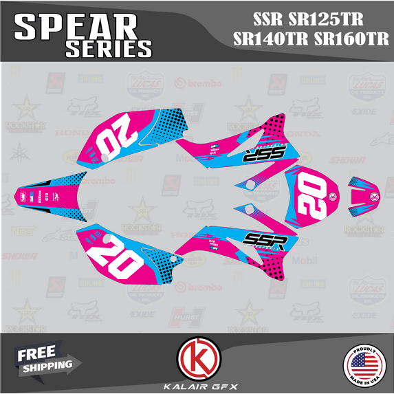 Kalair GFX Graphics Kit for Ssr SR160TR (2021) Spear Series
