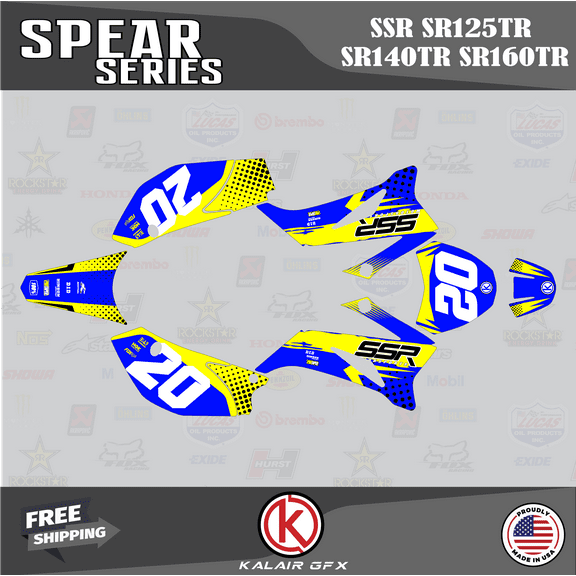 Kalair GFX Graphics Kit for Ssr SR160TR (2021) Spear Series