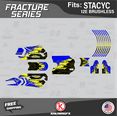 thumbnail image 1 of Kalair GFX Graphics Kit for Stacyc 12E BRUSHLESS (All Years) Fracture Series, 1 of 5