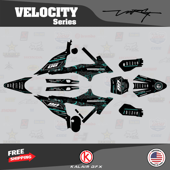 Kalair GFX Graphics Kit for Stark Future-Varg Electric Dirt Bike (All Years) Velocity Series