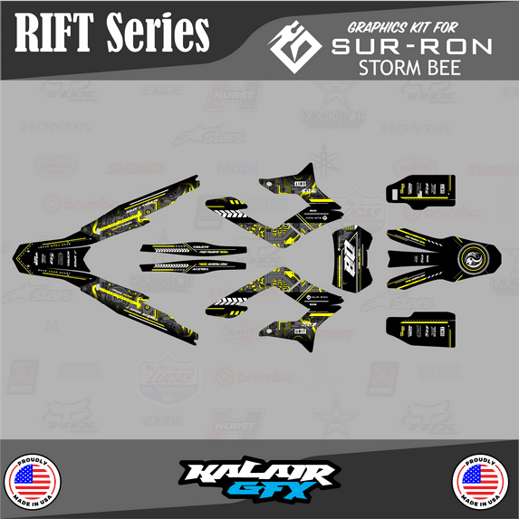 Kalair GFX Graphics Kit for Sur-Ron STORM BEE (All Years) Rift Series