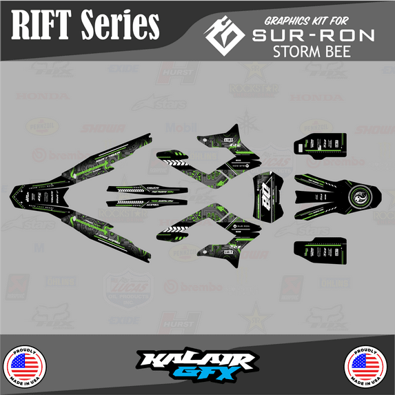 Kalair GFX Graphics Kit for Sur-Ron STORM BEE (All Years) Rift Series