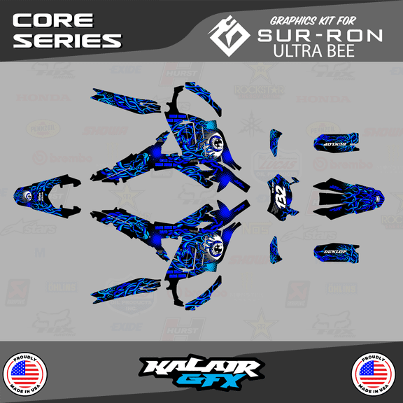 Kalair GFX Graphics Kit for Sur-Ron ULTRA BEE (All Years) Core Series