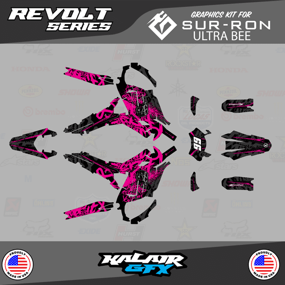 Kalair GFX Graphics Kit for Sur-ron Ultra Bee Revolt Series